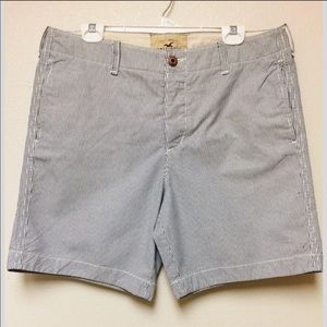 Blue and white hollister shorts